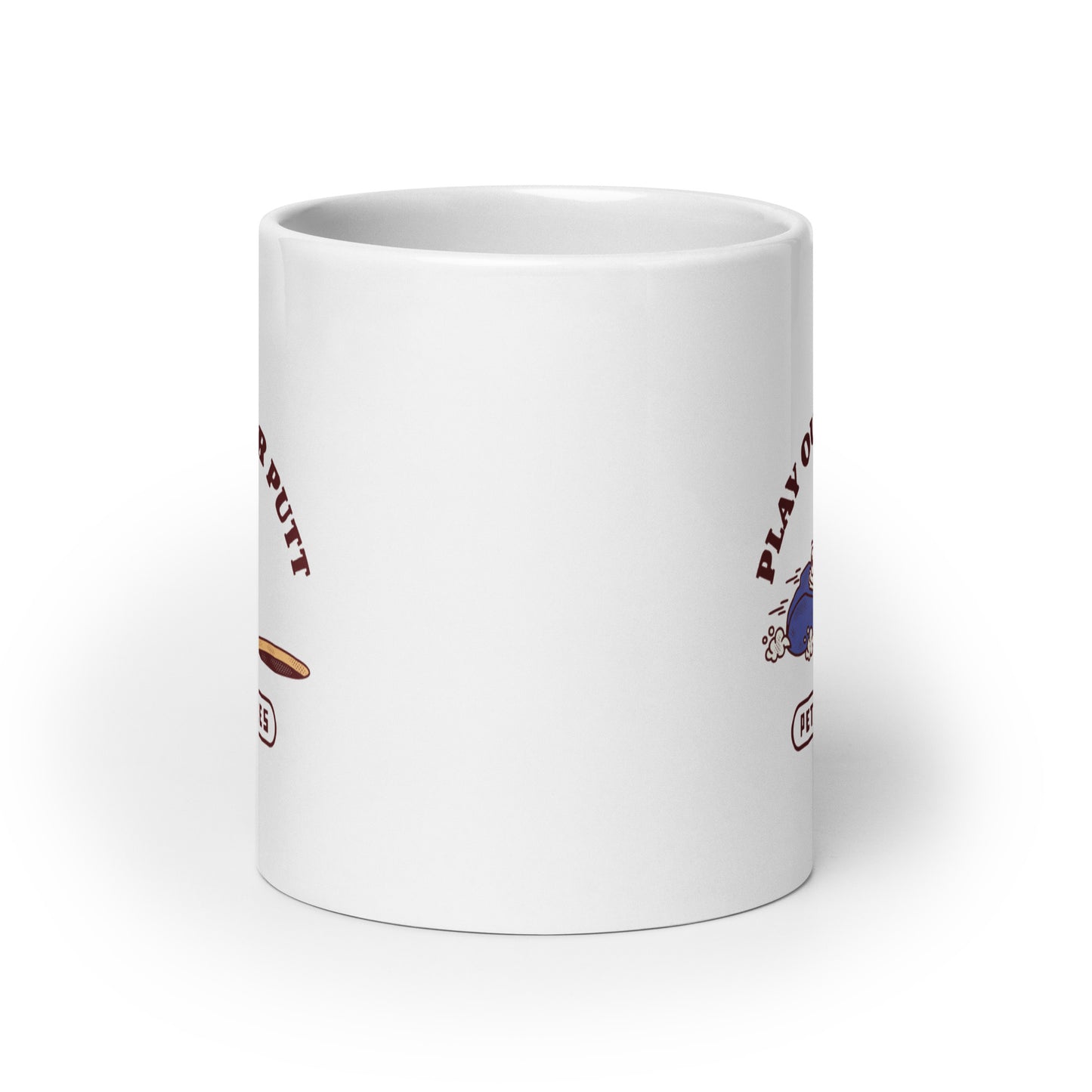 Play Out Your Putt - White Mug